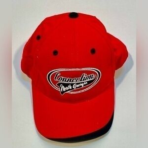 AMERICAN NEEDLE BLUE WITH ORANGE AND WHITE LETTERS CAP/HAT